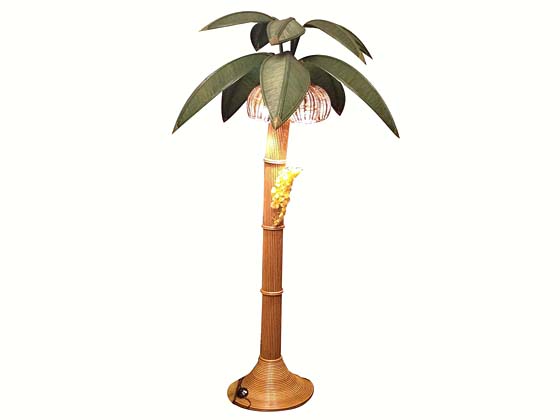 Bamboo Parm Tree Lamp